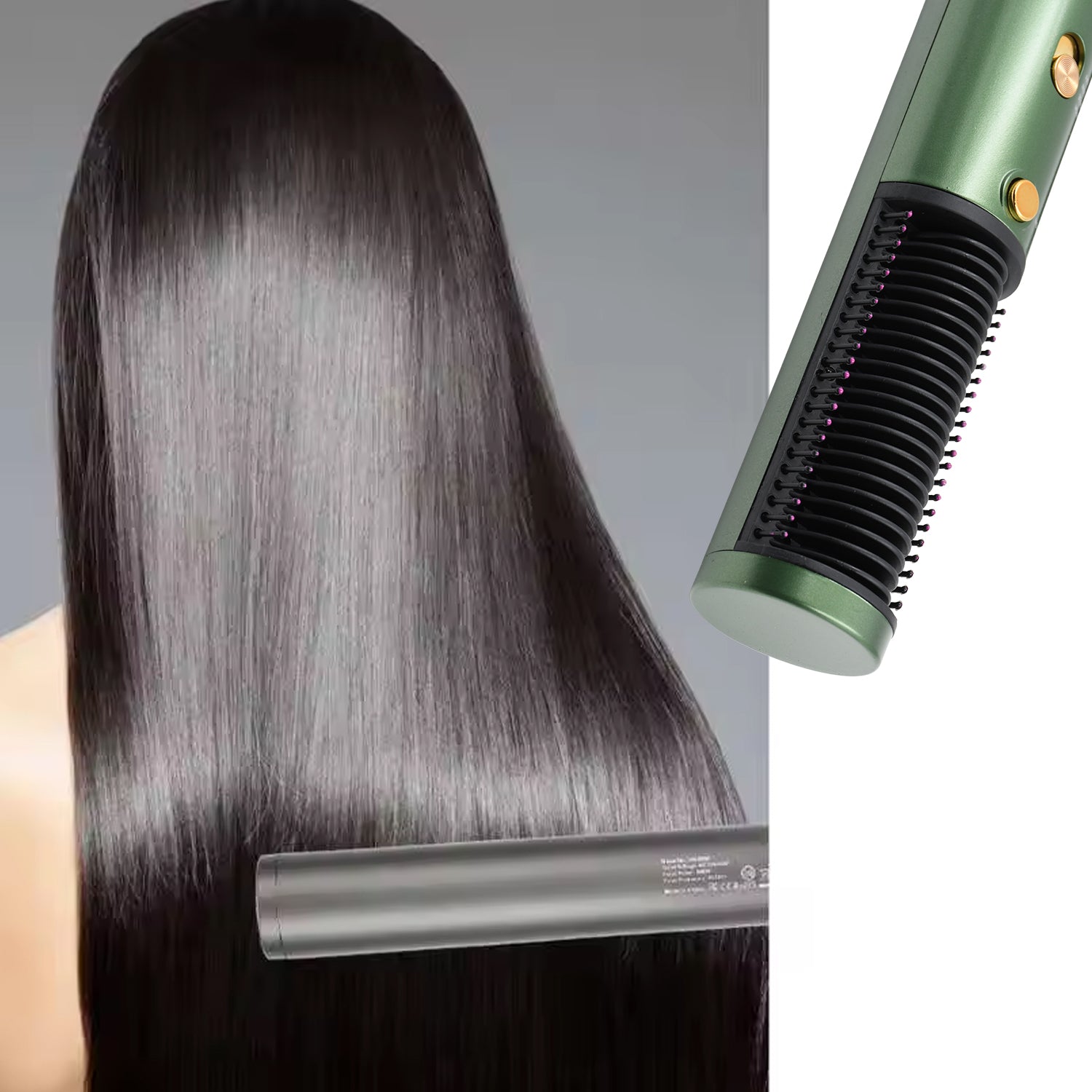 Hair Straightener Comb, Anti Scald Hot Comb Negative Ion Hair Straightener Brush Straightener 3 Gear Constant Temperature for Quick and Professional Hair Salon at Home (1200w) Hair Straightener Comb, Anti Scald Hot Comb Negative Ion Hair Straightener Brush Straightener 3 Gear Constant Temperature for Quick and Professional Hair Salon at Home (1200w)